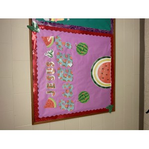 Jesus is Sweet (Watermelon) Bulletin Board Download
